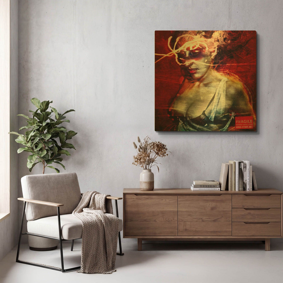 'Dare' By Mario Sanchez Nevado Gold Metal Wall Art