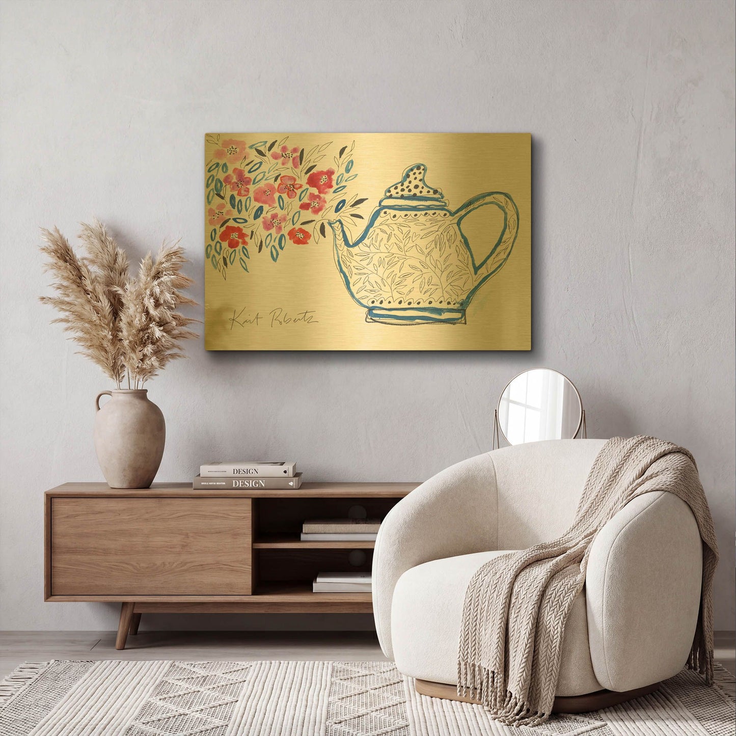 'Granny' By Kait Roberts Gold Metal Wall Art