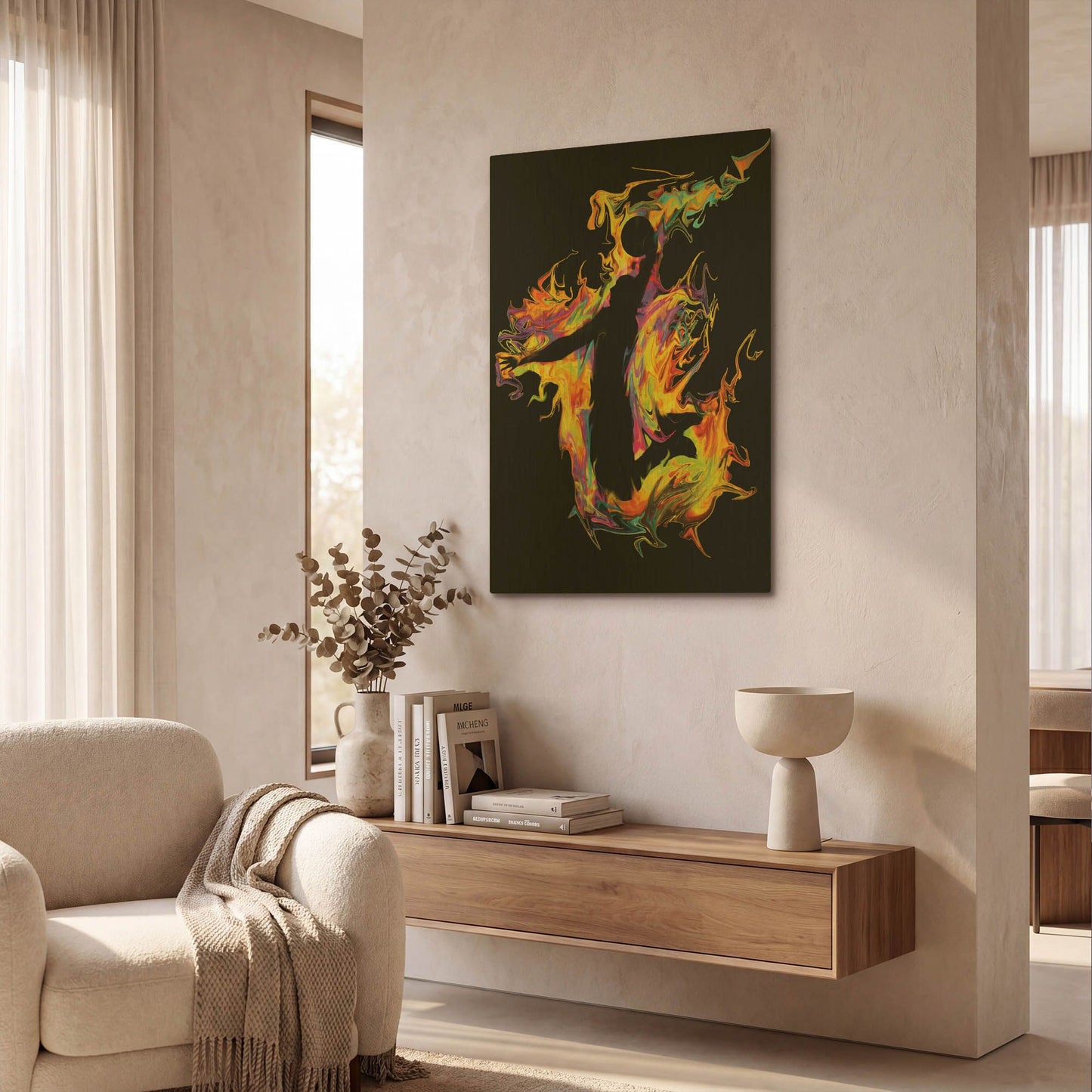 'Slam' By Michael Stewart Gold Metal Wall Art