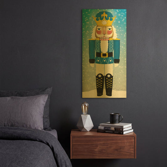 'Nutcracker Bright III' By Ryan Fowler Gold Metal Wall Art
