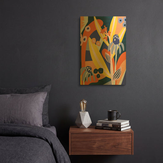 'Growing Pains' By Megan Gallagher Gold Metal Wall Art