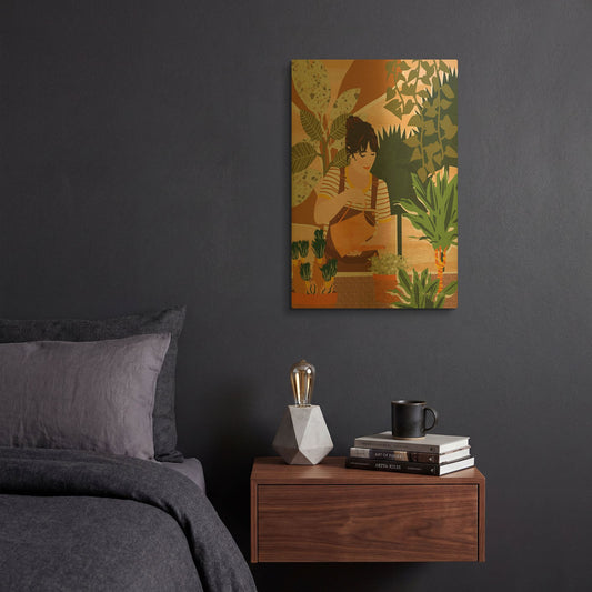 'A Balanced Self II' By Megan Gallagher Gold Metal Wall Art