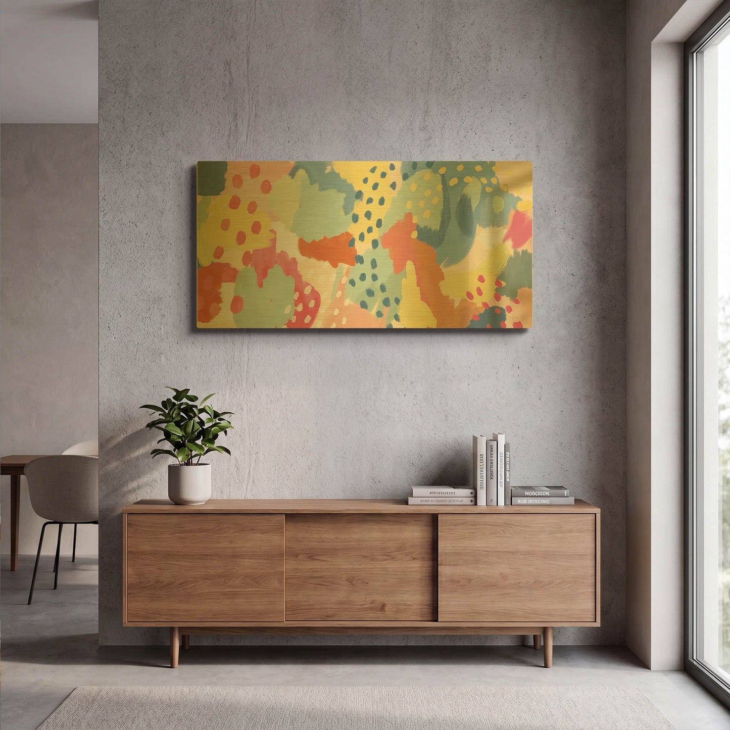 'Bright Life I' By Mary Urban Gold Metal Wall Art