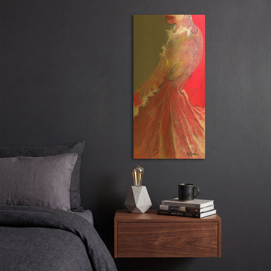 'Everything Is In The Eyes' By Samedin Asllani Gold Metal Wall Art