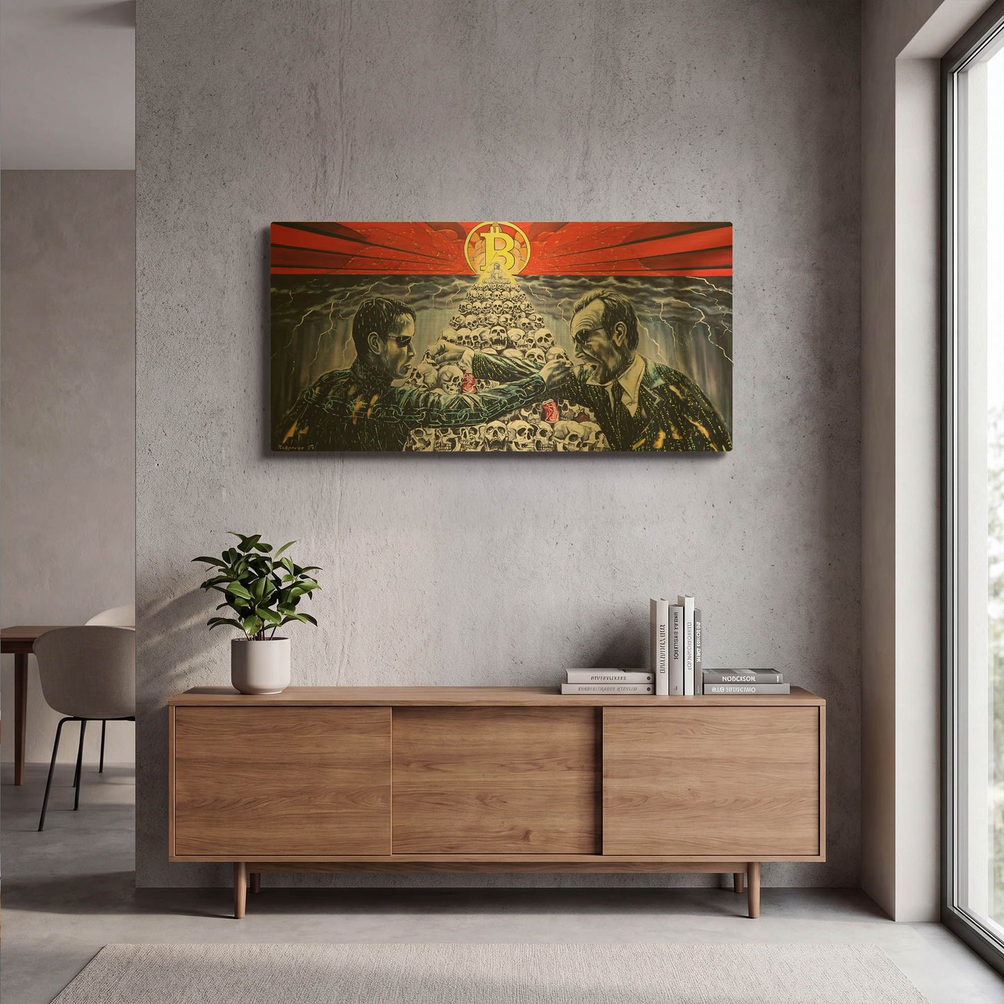 'When The King Speaks' By Jan Kasparec Gold Metal Wall Art