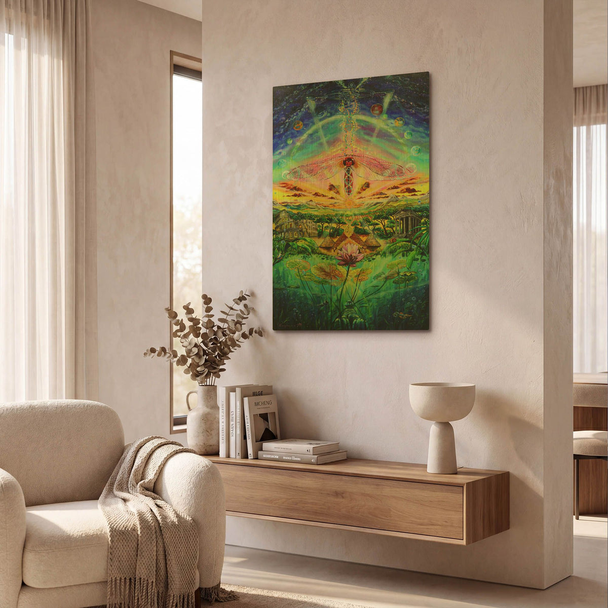 'Evolution' By Jan Kasparec Gold Metal Wall Art