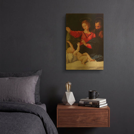 'Madonna of Loreto' By Raphael Gold Metal Wall Art