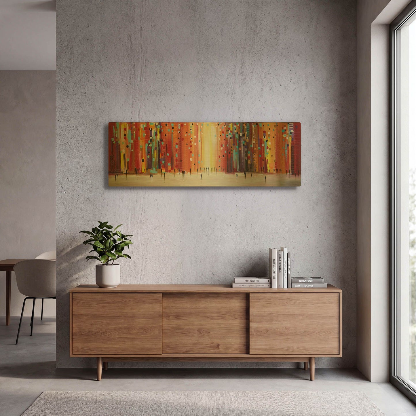 'Late Sunset' By Ekaterina Ermilkina Gold Metal Wall Art