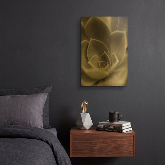 'Florison 25' By Alan Blaustein Gold Metal Wall Art