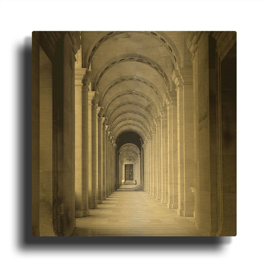 'Paris 27' By Alan Blaustein Gold Metal Wall Art