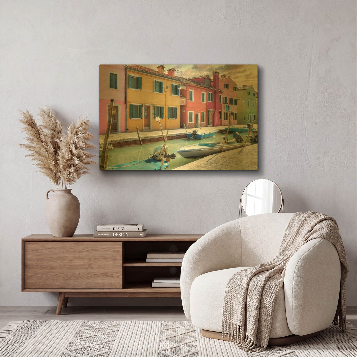 'Bruano 17' By Alan Blaustein Gold Metal Wall Art