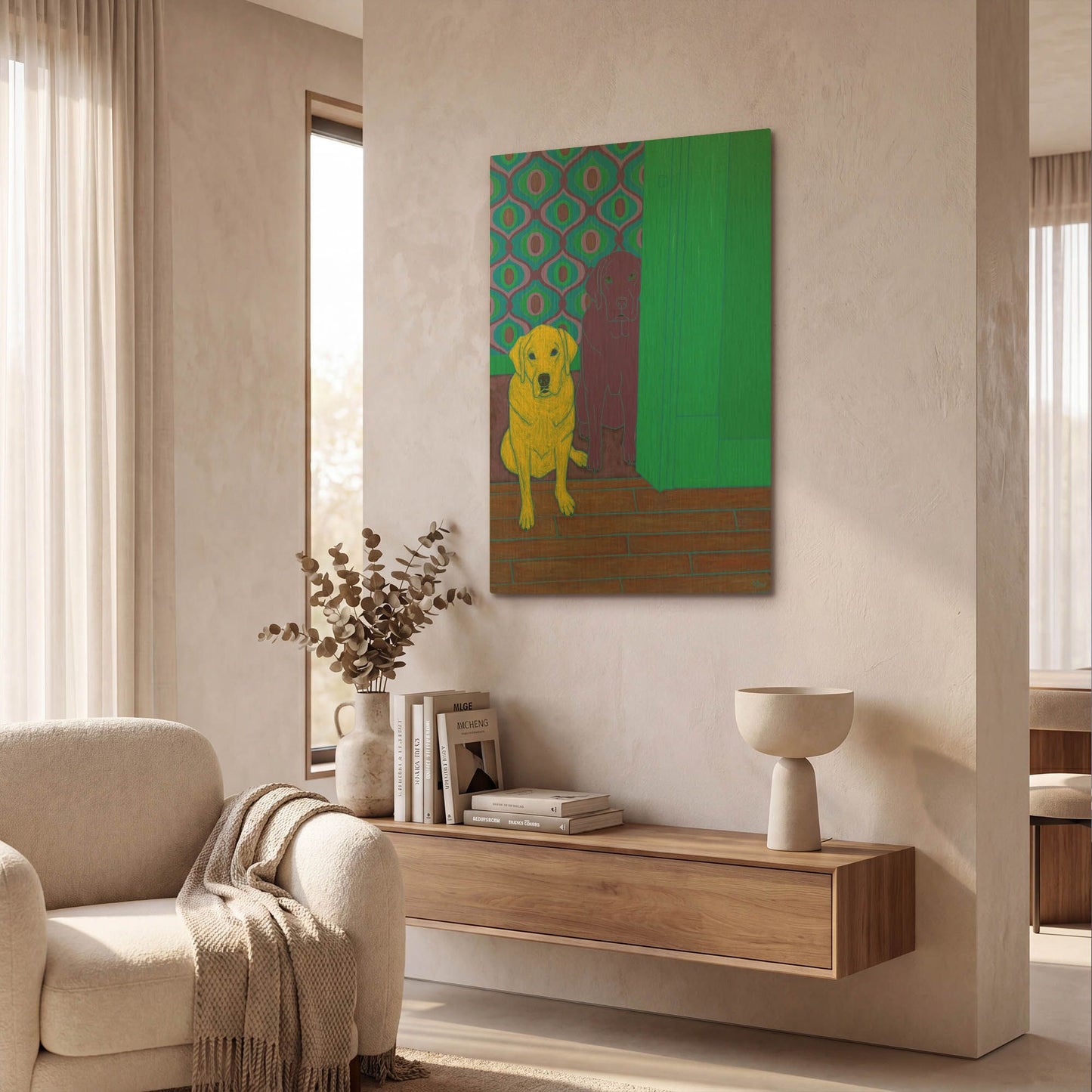 'Some of My Favorite People' By Angela Bond Gold Metal Wall Art