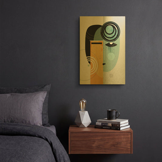 'Betrayal of The King' By Ishita Banerjee Gold Metal Wall Art