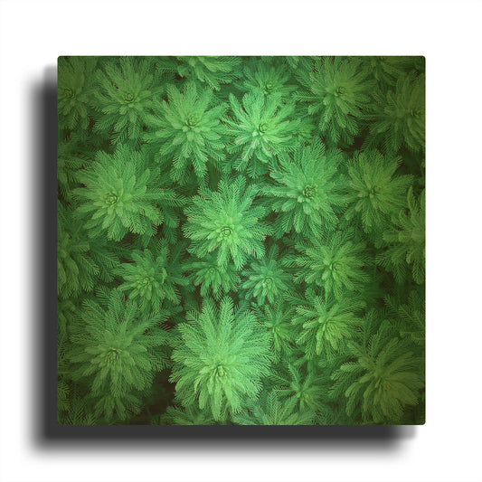 'Sea Green' By Jan Bell Gold Metal Wall Art