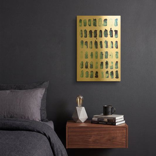 'Summer Sky' By Lesia Binkin Gold Metal Wall Art