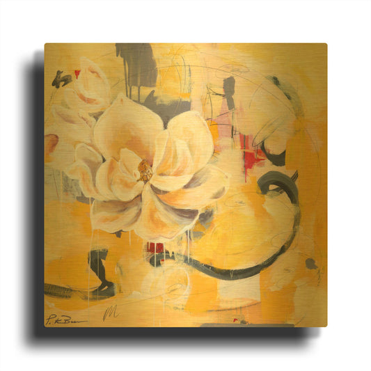'Southern Charm' By Pamela Beer Gold Metal Wall Art