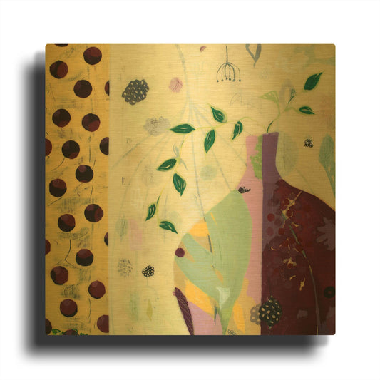 'Charlotte' By Pamela Beer Gold Metal Wall Art
