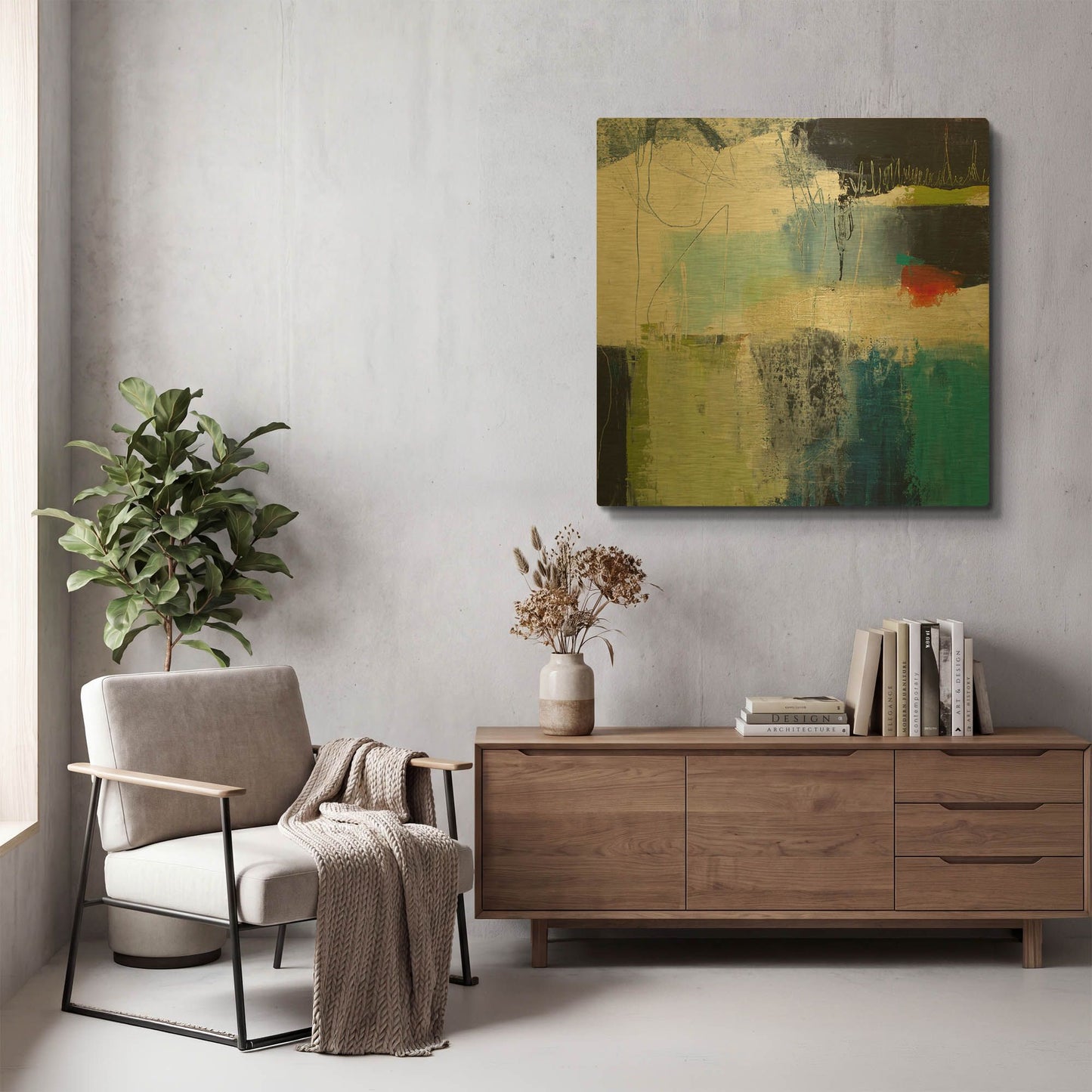 'Belief' By Pamela Beer Gold Metal Wall Art