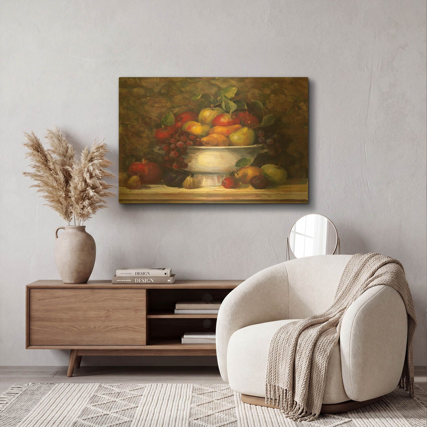 'Holiday Still Liffe' By Carol Rowan Gold Metal Wall Art