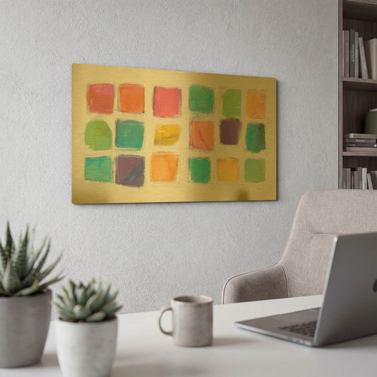 'Tutti Fruitti' By Mike Schick Gold Metal Wall Art