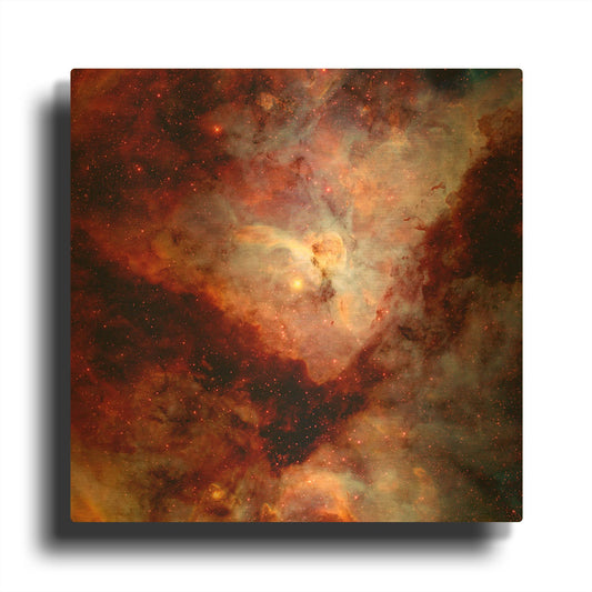 'Dark Nebulae' By NASA Space Photos Gold Metal Wall Art