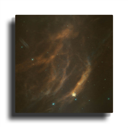 'Within Canis Majoris' By NASA Space Photos Gold Metal Wall Art
