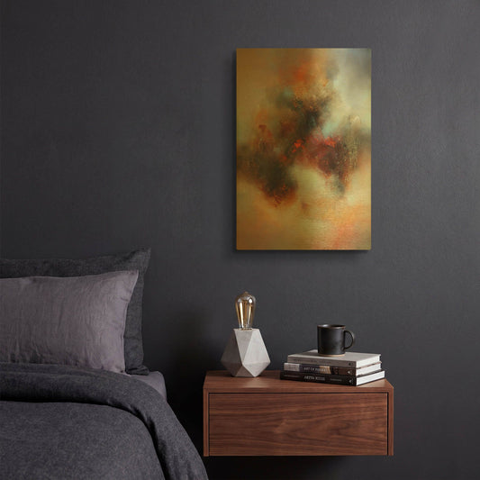 'In The Humming Air' By Eelco Maan Gold Metal Wall Art