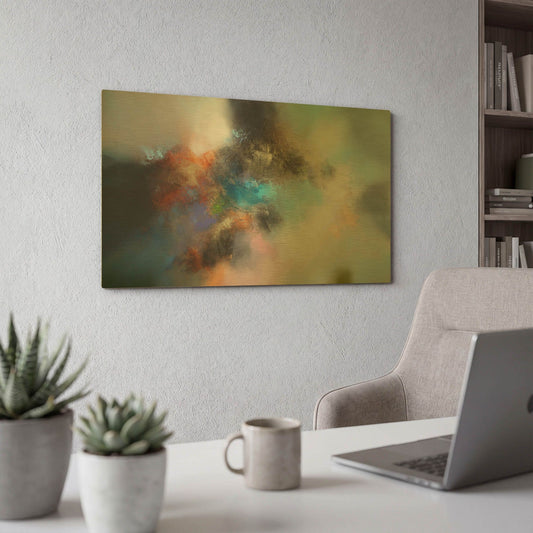 'Shine' By Eelco Maan Gold Metal Wall Art