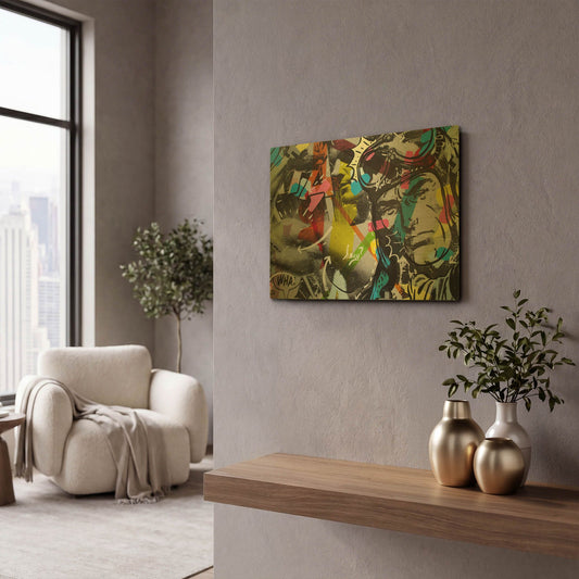 'Strongman' By Dan Monteavaro Gold Metal Wall Art