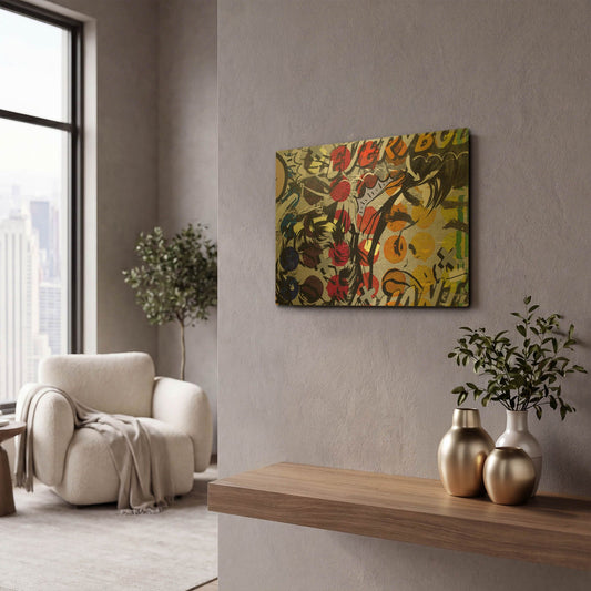 'Everybody Wants' By Dan Monteavaro Gold Metal Wall Art