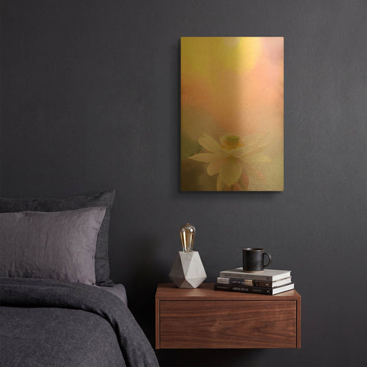 'Beauty at Dawn' By Bahman Farzad Gold Metal Wall Art