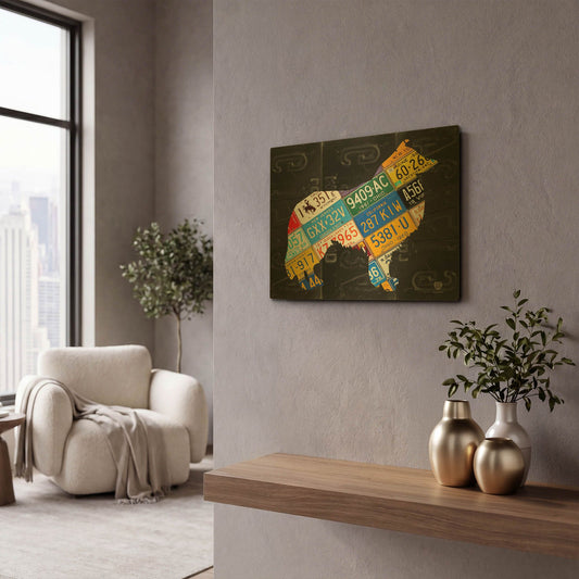 'Collie' By Design Turnpike Gold Metal Wall Art