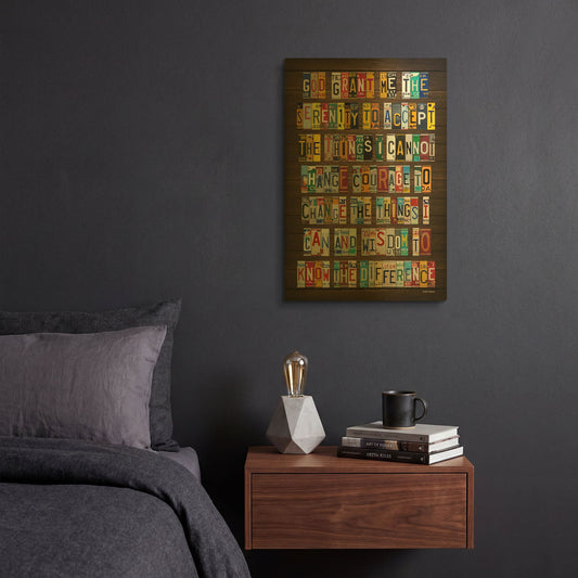 'Serenity 2' By Design Turnpike Gold Metal Wall Art