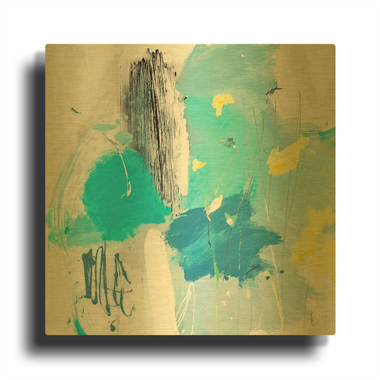 'Narcissus' By Alba Escayo Gold Metal Wall Art
