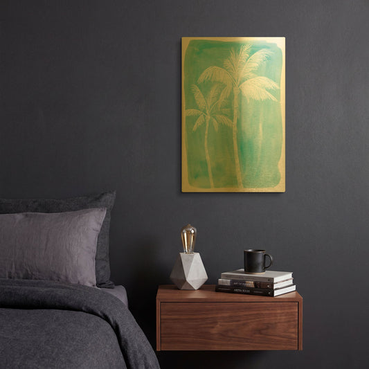 'Smell the Ocean' By Kamdon Kreations Gold Metal Wall Art