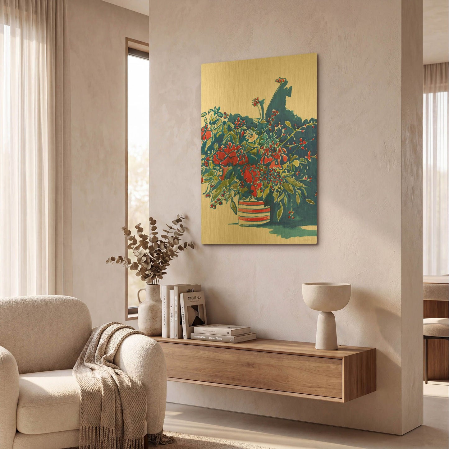 'Independence Celebration' By Kamdon Kreations Gold Metal Wall Art