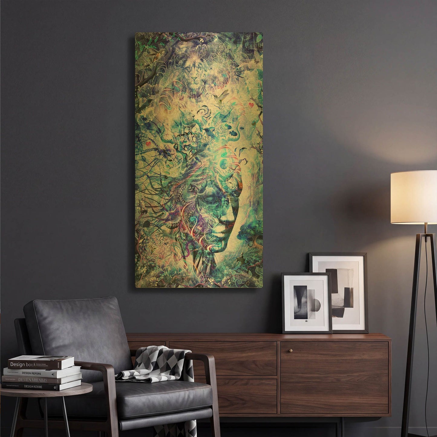 'Dreams of Unity' By Cameron Gray Gold Metal Wall Art