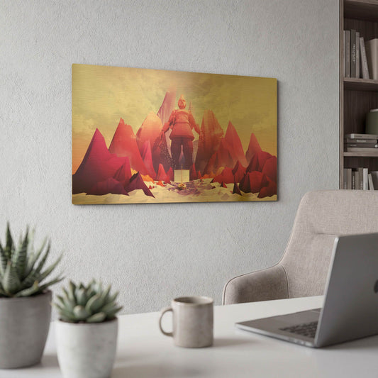 'Talos' By Jonathan Lam Gold Metal Wall Art
