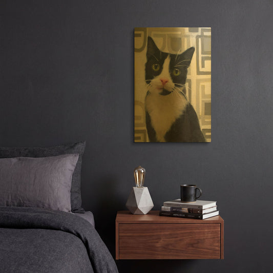 'I’m Listening' By Diane Hoeptner Gold Metal Wall Art