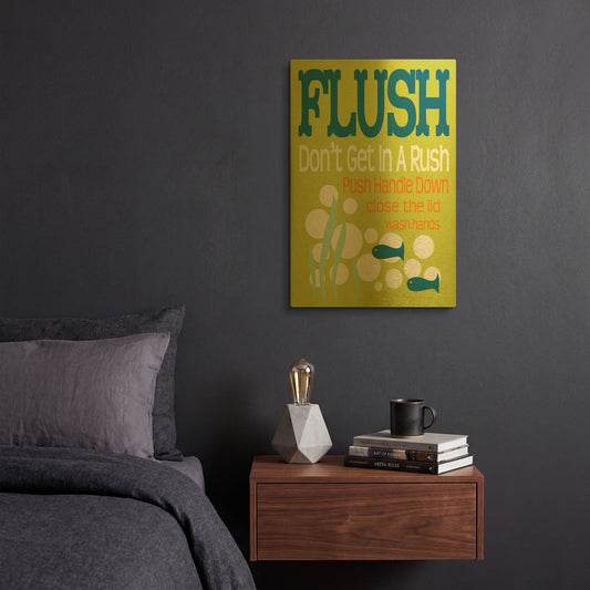 'Ocean Bubble Friends 2' By Leslie Fuqua Gold Metal Wall Art