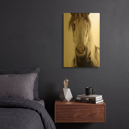 'Wilbur Cruz' By Lisa Dearing Gold Metal Wall Art