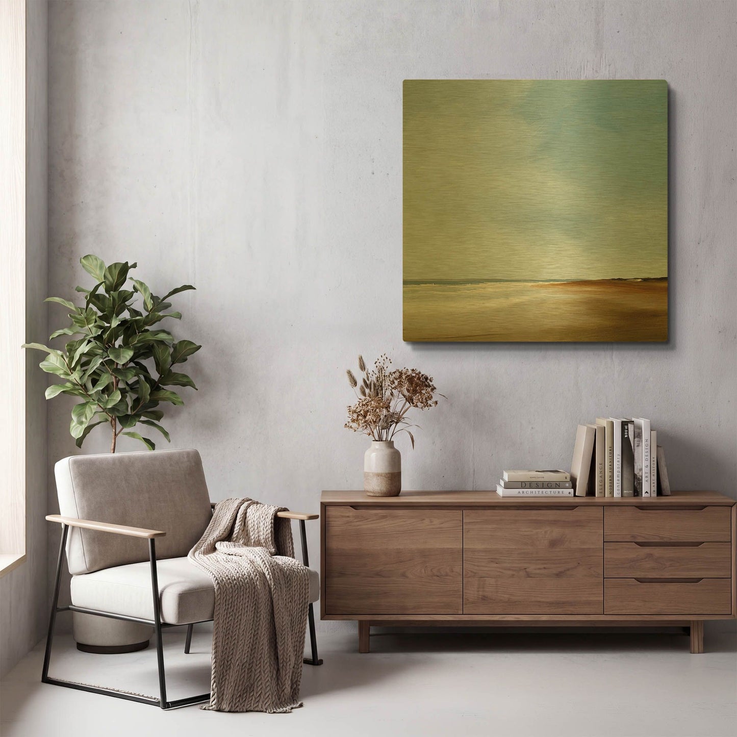 'Legend' By Rick Fleury Gold Metal Wall Art