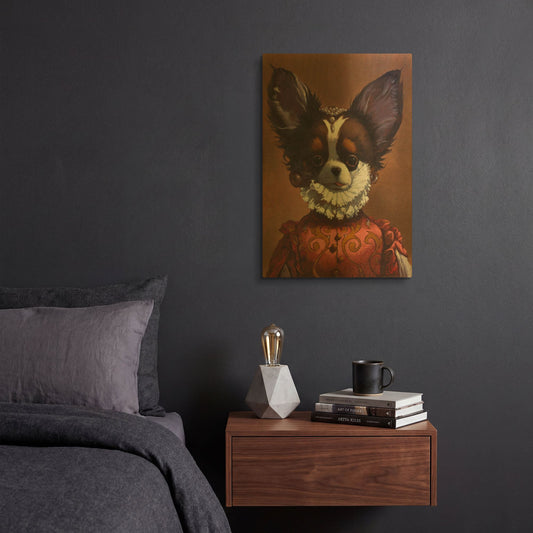 'Queenie' By Thomas Fluharty Gold Metal Wall Art