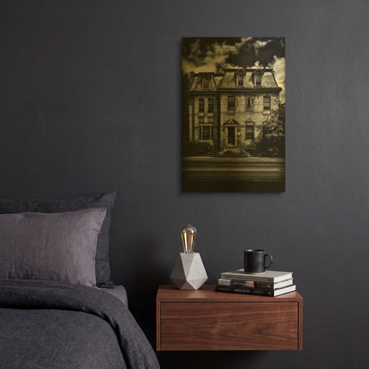 'No 370 Dundas Street West' By Brian Carson Gold Metal Wall Art