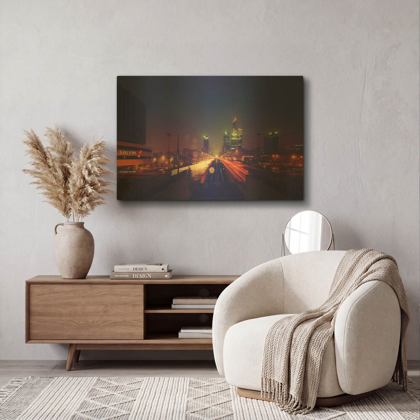 'Def Dec' By Sebastien Lory Gold Metal Wall Art