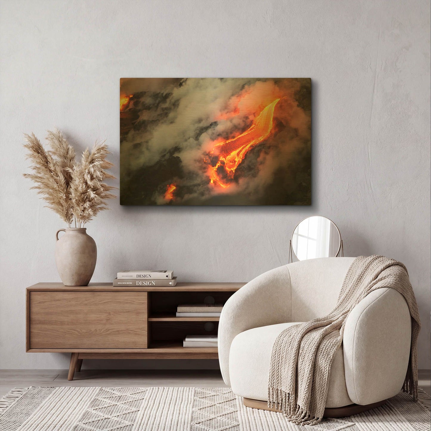 'Dragon s Tongue' By Chris Moyer Gold Metal Wall Art