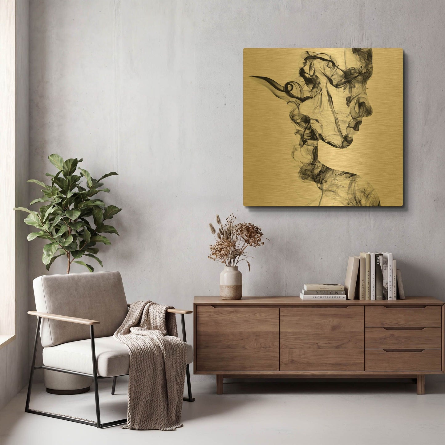 'Dissolve' By LUXE Gold Metal Wall Art