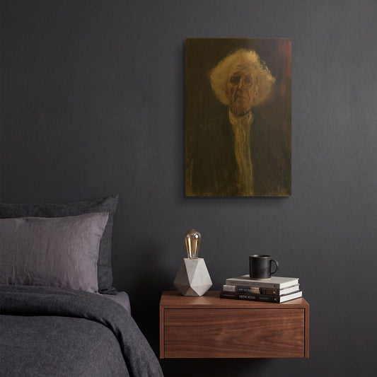 'Blind Man' By Gustav Klimt Gold Metal Wall Art