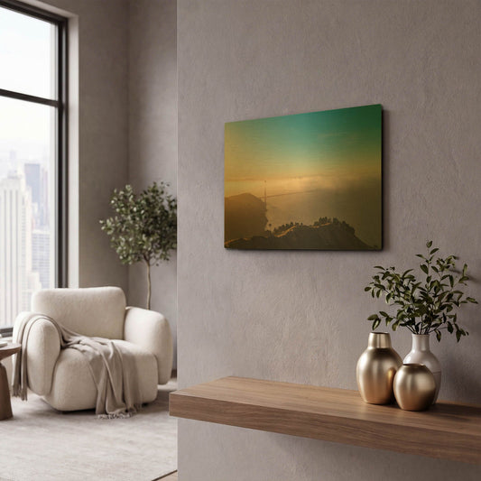'Amazing Light' By Bruce Getty Gold Metal Wall Art