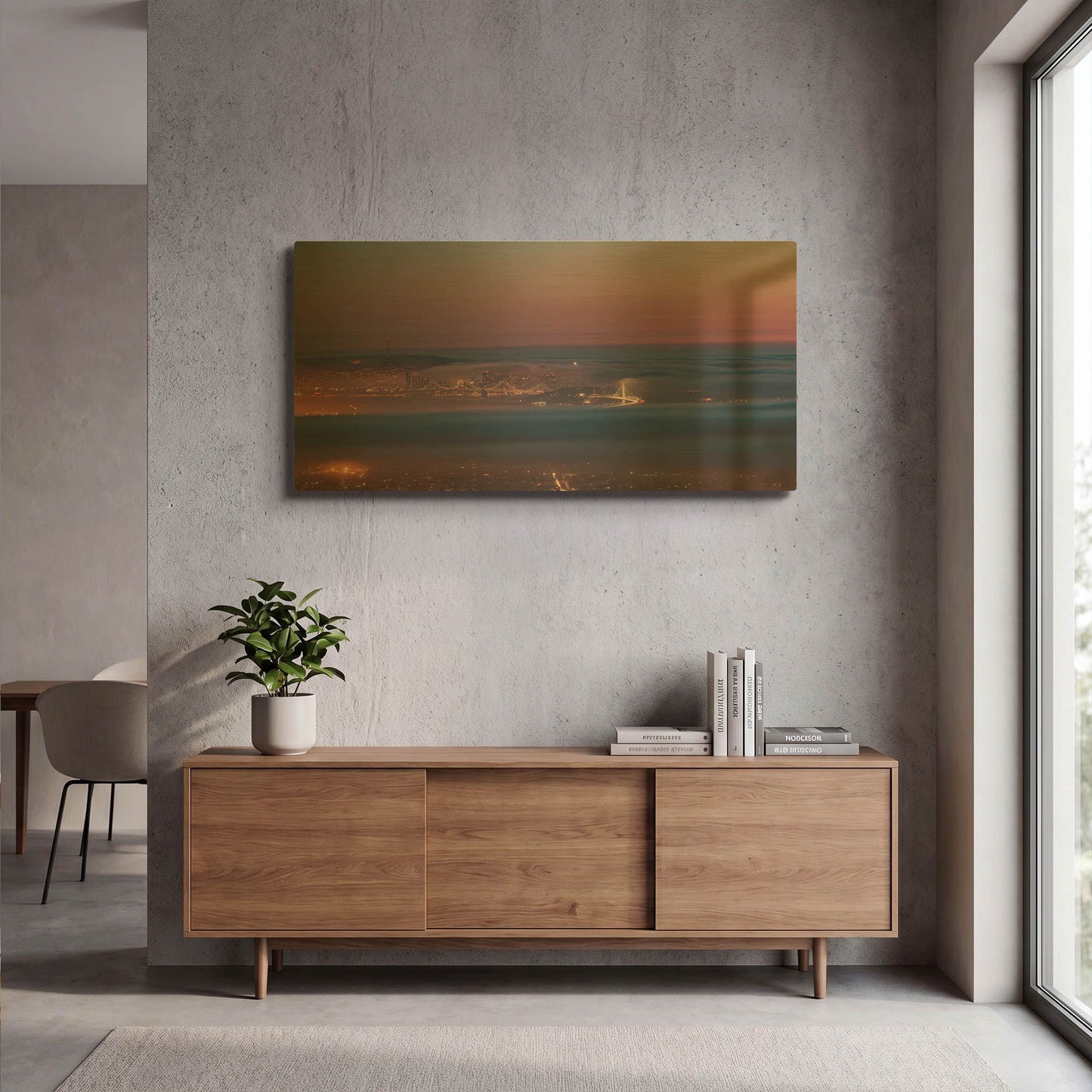 'Grizzly Beacon' By Bruce Getty Gold Metal Wall Art